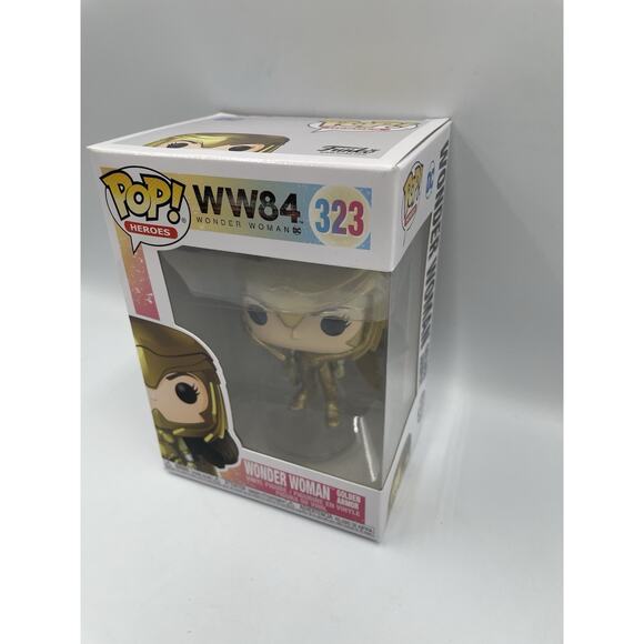 Wonder Woman WW84 Golden Armor Funko Pop DC Comics 330 New In Box - Picture 5 of 7